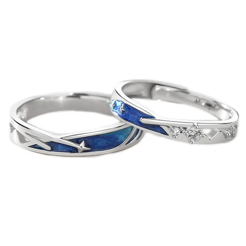 Par de Alianças - Estrela Cadente - My Store