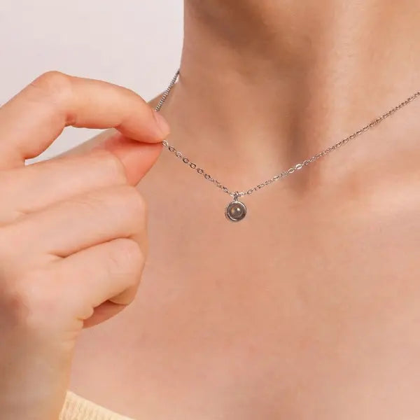 Colar Pingo do Amor - Foto Personalizável