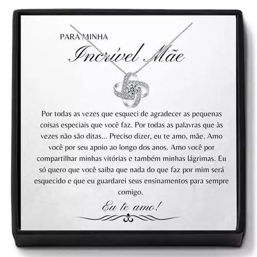 Colar Feminino + Caixa Para Minha Incrível Mãe - My Store