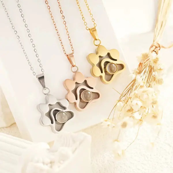 Colar Patinha - Foto Personalizável