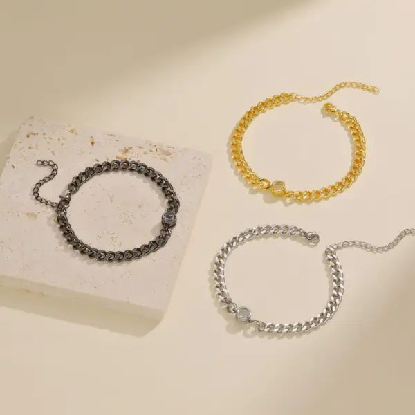 Pulseira Masculina Memories - Foto Personalizável