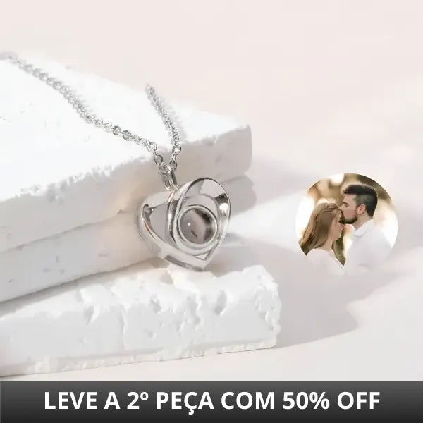 Colar Momentos Eternos - Foto Personalizável