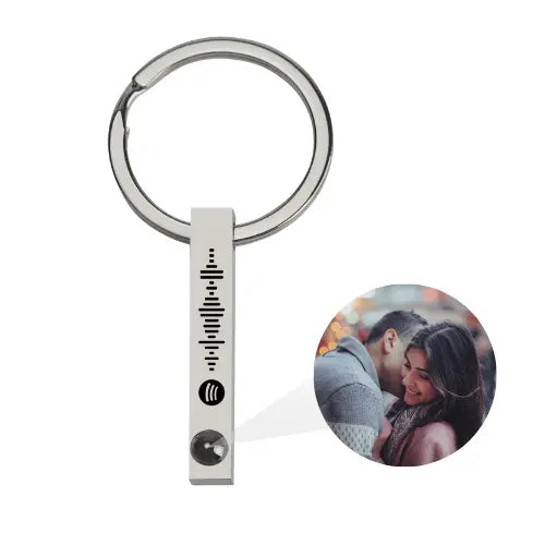 Chaveiro Barra - Foto Personalizável + Música Spotify - My Store