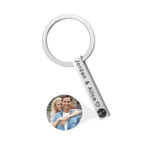 Chaveiro Barra - Foto + Texto Personalizável - My Store