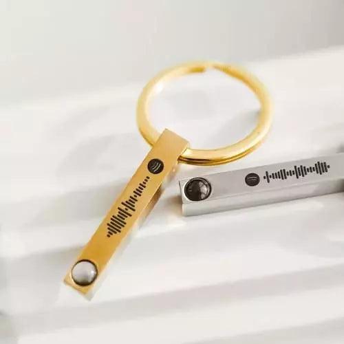 Chaveiro Barra - Foto Personalizável + Música Spotify - My Store