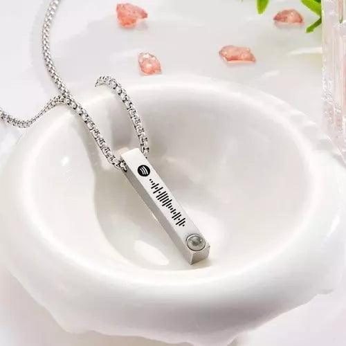 Colar Barra - Foto + Música Personalizável - My Store