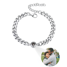 Pulseira Masculina Pingo Eterno - Foto Personalizável - My Store