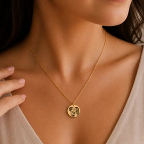 Colar Mãe Eterna - Foto e Escrita Personalizável