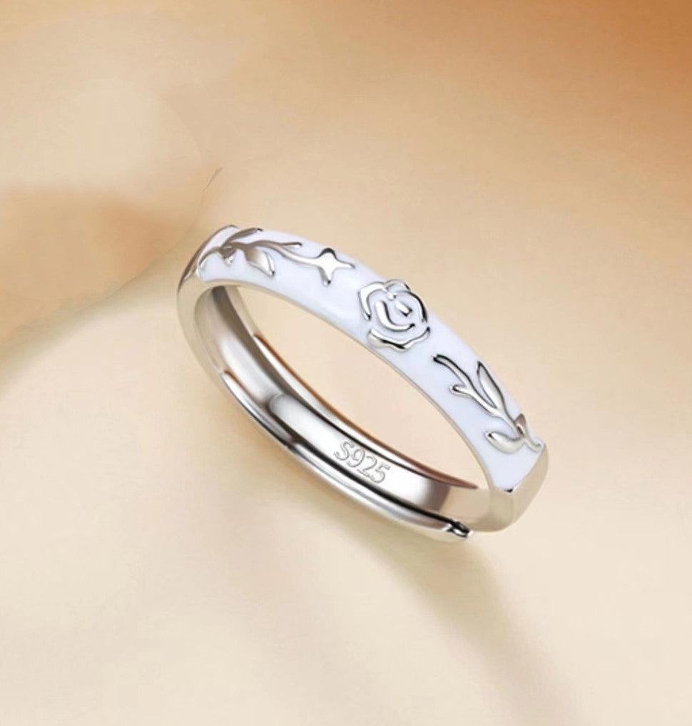 Par de Alianças -  O Princípe e a Rosa