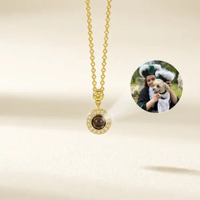 Colar Ponto de Luz  - Foto Personalizável
