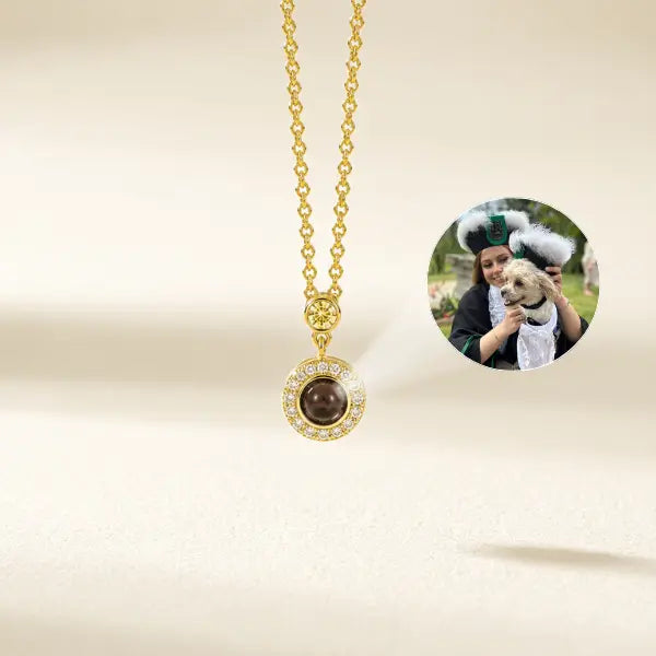 Colar Ponto de Luz  - Foto Personalizável
