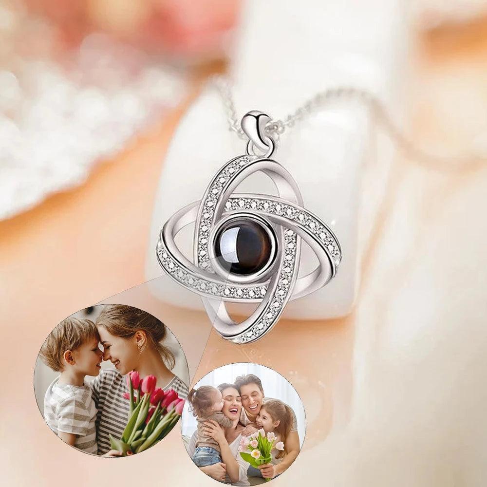 Colar Entrelaçados - Foto Personalizável