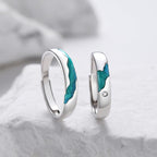 Par de Alianças - Aurora Boreal