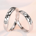 Par de Alianças - Batimentos Cardíacos - My Store