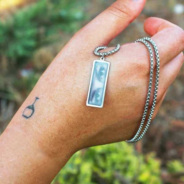 Colar Mágico Plaquinha - Foto Personalizável