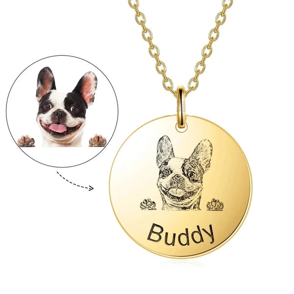 Colar Pets - Foto Personalizável