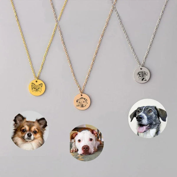 Colar Pets - Foto e Nome Personalizável