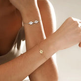 Pulseira Patinhas Eternas - Nome Personalizável