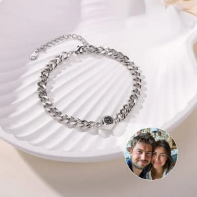 Pulseira Masculina Memories - Foto Personalizável