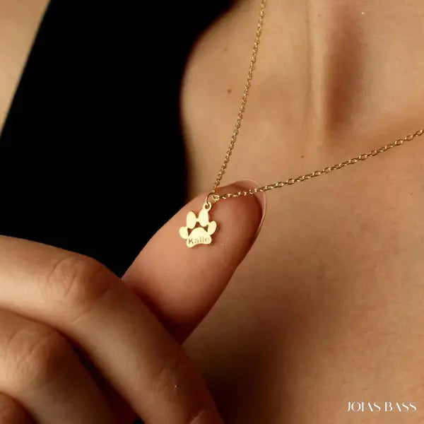 Colar Patinhas Eternas - Nome Personalizável