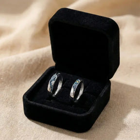 Par de Alianças - A Noite Estrelada de Van Gogh