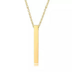 Colar Barra - Escrita Personalizável - My Store