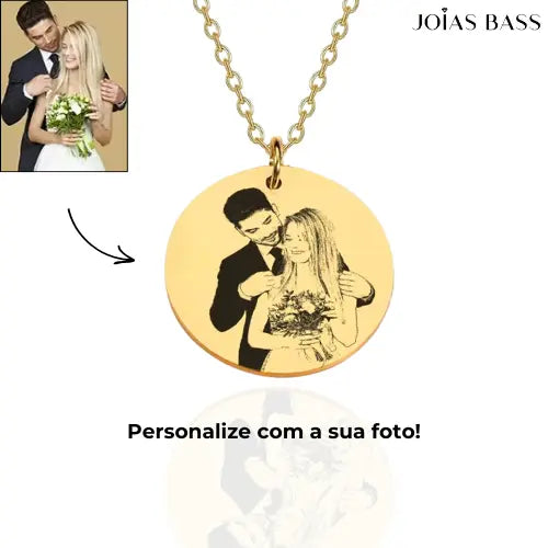 Colar Memórias do Amor - Foto Personalizável