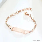 Pulseira Infantil - Nome + Data Personalizável