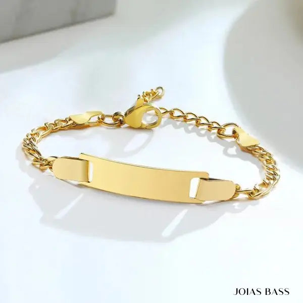 Pulseira Infantil - Nome + Data Personalizável