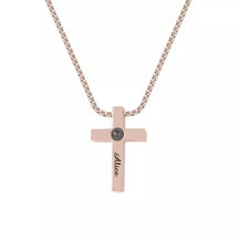 Colar Cruz - Foto + Escrita Personalizável - My Store