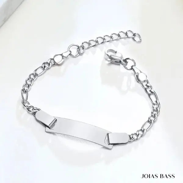 Pulseira Infantil - Nome + Data Personalizável