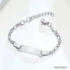 Pulseira Infantil - Nome + Data Personalizável