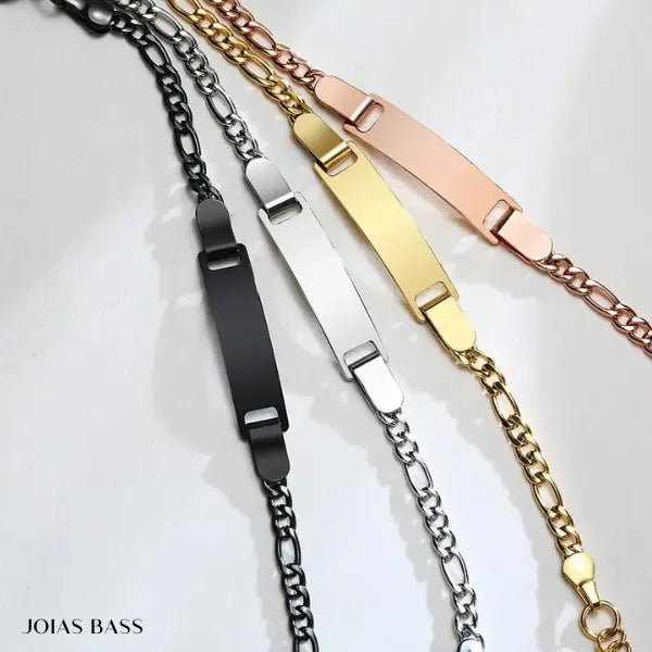 Pulseira Infantil - Nome + Data Personalizável