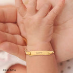 Pulseira Infantil - Nome + Data Personalizável