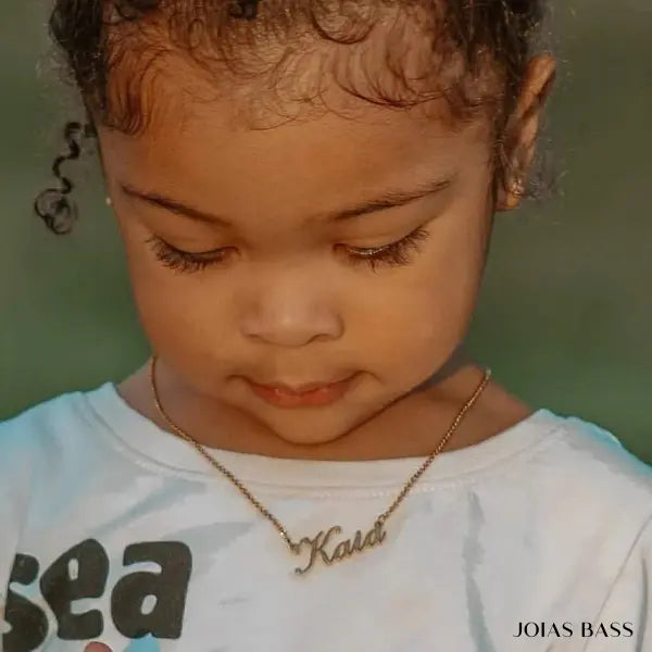 Colar Infantil - Personalizado com Nome