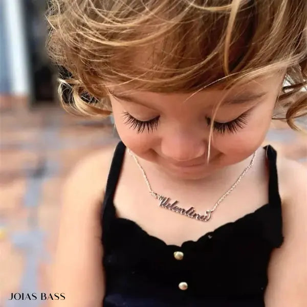Colar Infantil - Personalizado com Nome