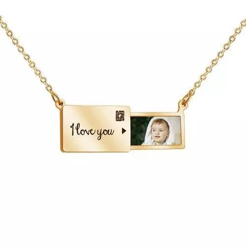 Colar Envelope - Foto + Escrita Personalizável - My Store