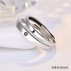 Par de Alianças - Sol e Lua