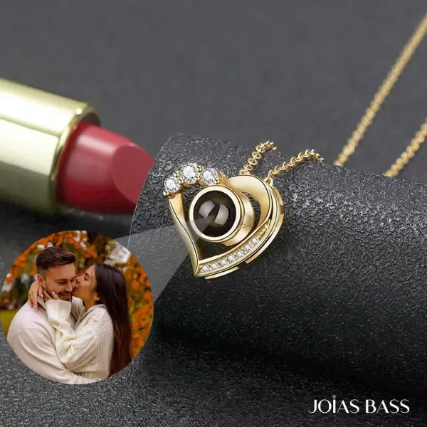 Colar Memórias Brilhantes - Foto Personalizável