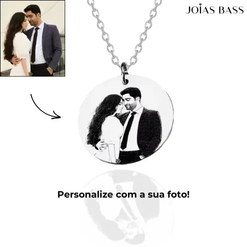 Colar Memórias do Amor - Foto Personalizável
