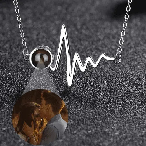 Colar Batimentos Cardíacos - Foto Personalizável - My Store