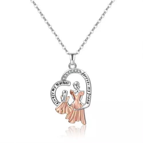 Colar Amor de Mãe e Filha + Caixa com Rosa - My Store