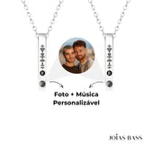 Kit de Colares Barra - Foto e Música Personalizável