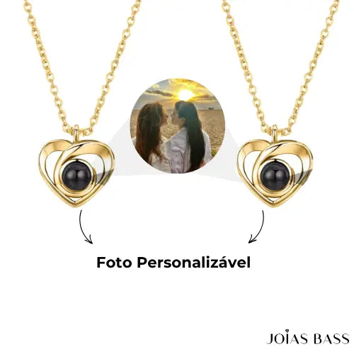 Kit de Colares Momentos Eternos - Foto Personalizável
