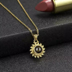 Colar Girassol - Foto Personalizável - My Store