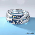 Par de Alianças - A Noite Estrelada de Van Gogh