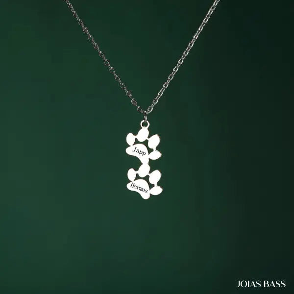 Colar Patinhas Eternas - Nome Personalizável