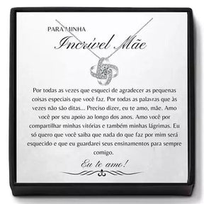 Colar Feminino + Caixa Para Minha Incrível Mãe - My Store