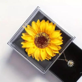 Colar Meu Raio de Sol + Caixa com Girassol - My Store