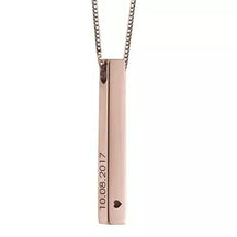Colar Barra - Escrita Personalizável - My Store